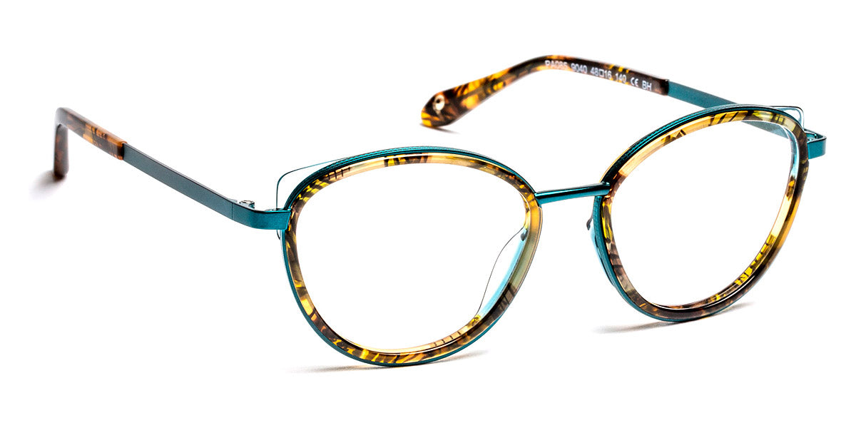 J.F. Rey® PA085 JFR PA085 9040 48 - 9040 Demi/Green/Turquoise Eyeglasses