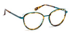 J.F. Rey® PA085 JFR PA085 9040 48 - 9040 Demi/Green/Turquoise Eyeglasses