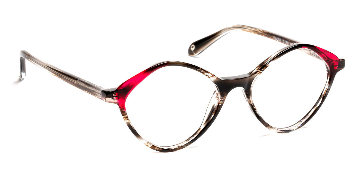 J.F. Rey® PA087 JFR PA087 0130 49 - 0130 Nice Black/Red Eyeglasses