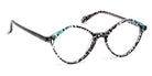 J.F. Rey® PA087 JFR PA087 0140 49 - 0140 Beautiful Black/Green Eyeglasses