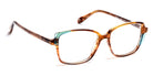 J.F. Rey® PA088 JFR PA088 9025 49 - 9025 Brown/Blue Steel Eyeglasses
