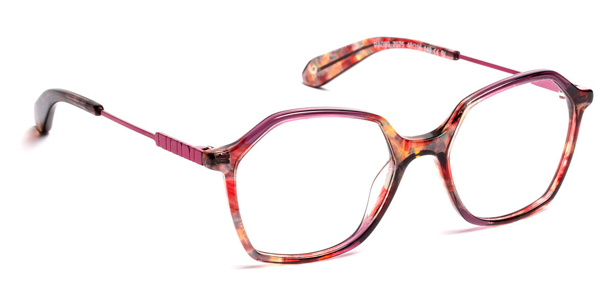 J.F. Rey® PA089 JFR PA089 7075 48 - 7075 Red/Plum/Purple Eyeglasses