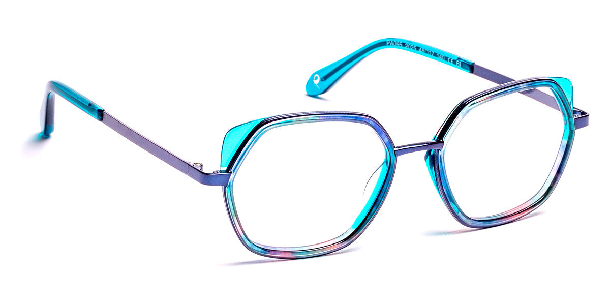 J.F. Rey® PA095 JFR PA095 2025 48 - 2025 Blue/Pink Baby/Turquoise/Jean Eyeglasses