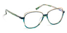 J.F. Rey® PA096 JFR PA096 2545 50 - 2545 Wave Blue/Green/Pink Gold Eyeglasses