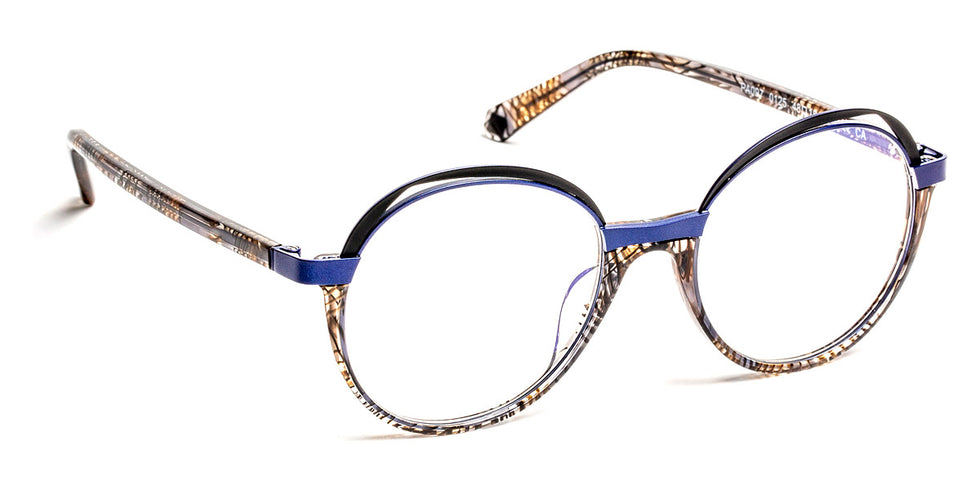 J.F. Rey® PA097 JFR PA097 0125 48 - 0125 Gray Lace/Navy/Matte Black Eyeglasses
