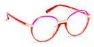 J.F. Rey® PA097 JFR PA097 3050 48 - 3050 Red/Light Gold/Orchid Eyeglasses