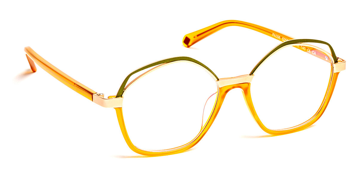 J.F. Rey® PA098 JFR PA098 5255 50 - 5255 Honey/Pink Gold/Olive Eyeglasses