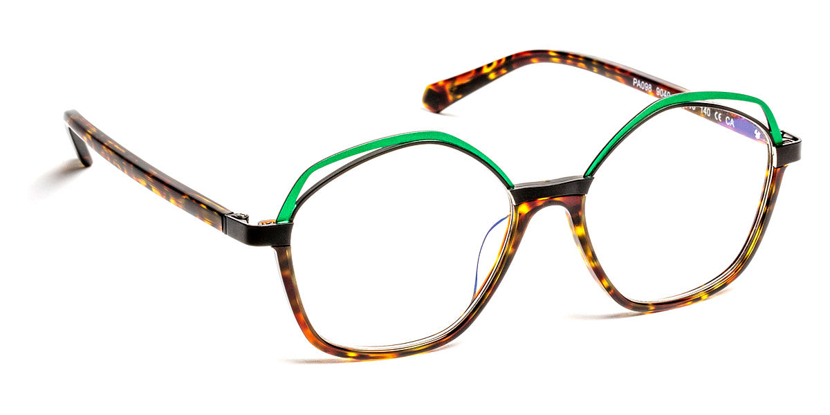 J.F. Rey® PA098 JFR PA098 9040 50 - 9040 Panther/Black/Green Eyeglasses