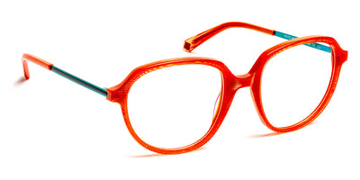 J.F. Rey® PA100 JFR PA100 6545 51 - 6545 Orange/Green/Black Eyeglasses