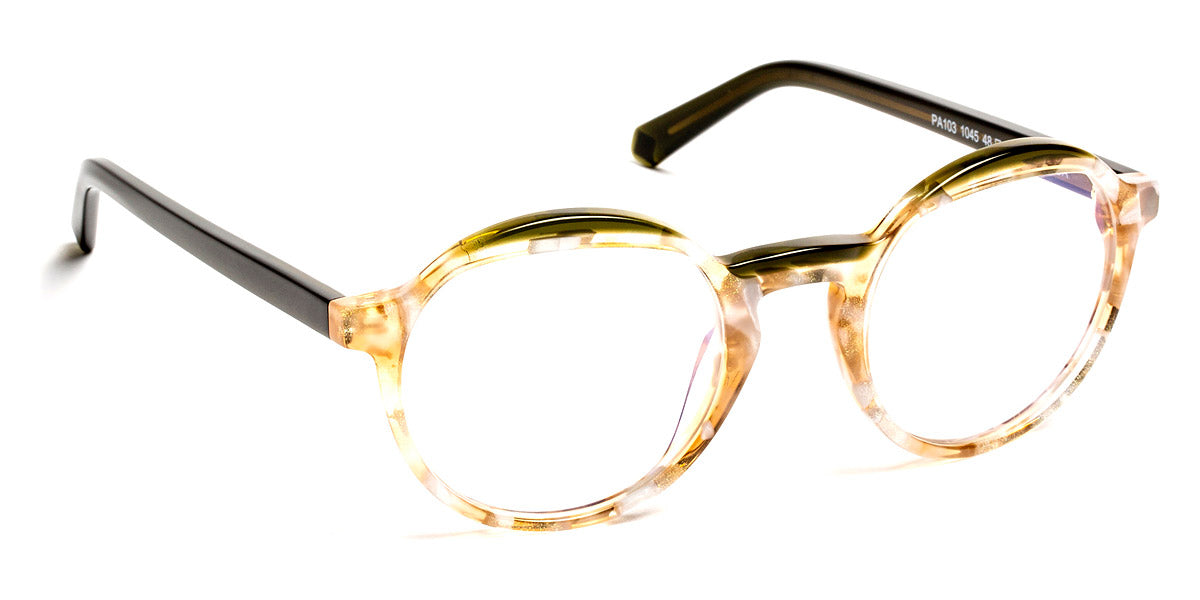 J.F. Rey® PA103 JFR PA103 1045 48 - 1045 Demi Beige/Khaki Eyeglasses