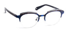 J.F. Rey® PM044 JFR PM044 2545 46 - 2545 Brushed Blue/Purple Brown Eyeglasses