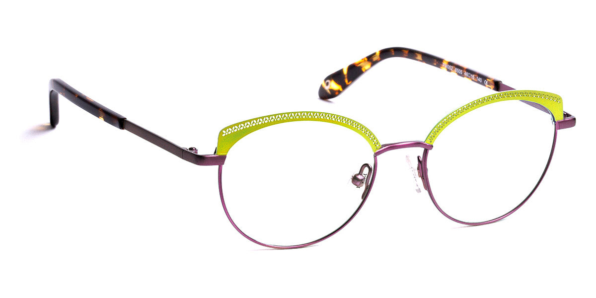 J.F. Rey® PM052 JFR PM052 5075 46 - 5075 Yellow/Plum Eyeglasses