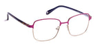 J.F. Rey® PM053 JFR PM053 7510 48 - 7510 Plum/Antic Silver Eyeglasses