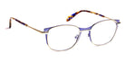 J.F. Rey® PM056 JFR PM056 5029 48 - 5029 Shiny Gold/Navy Eyeglasses