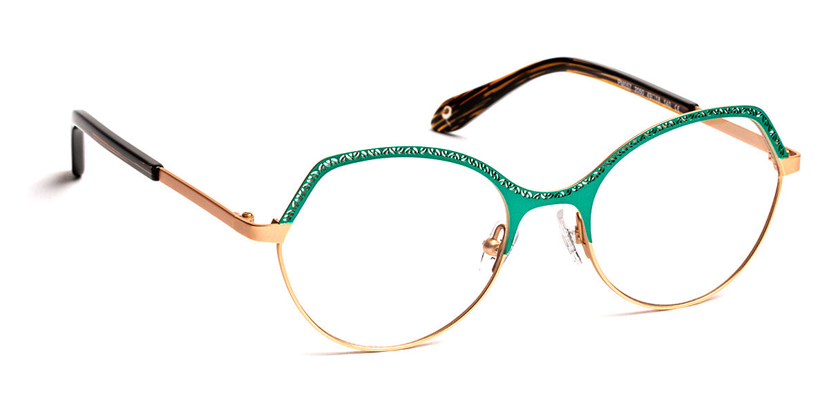 J.F. Rey® PM057 JFR PM057 2050 49 - 2050 Turquoise/Pink Gold Eyeglasses
