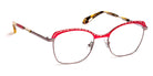 J.F. Rey® PM058 JFR PM058 8010 48 - 8010 Pink/Shiny Gunmetal Eyeglasses
