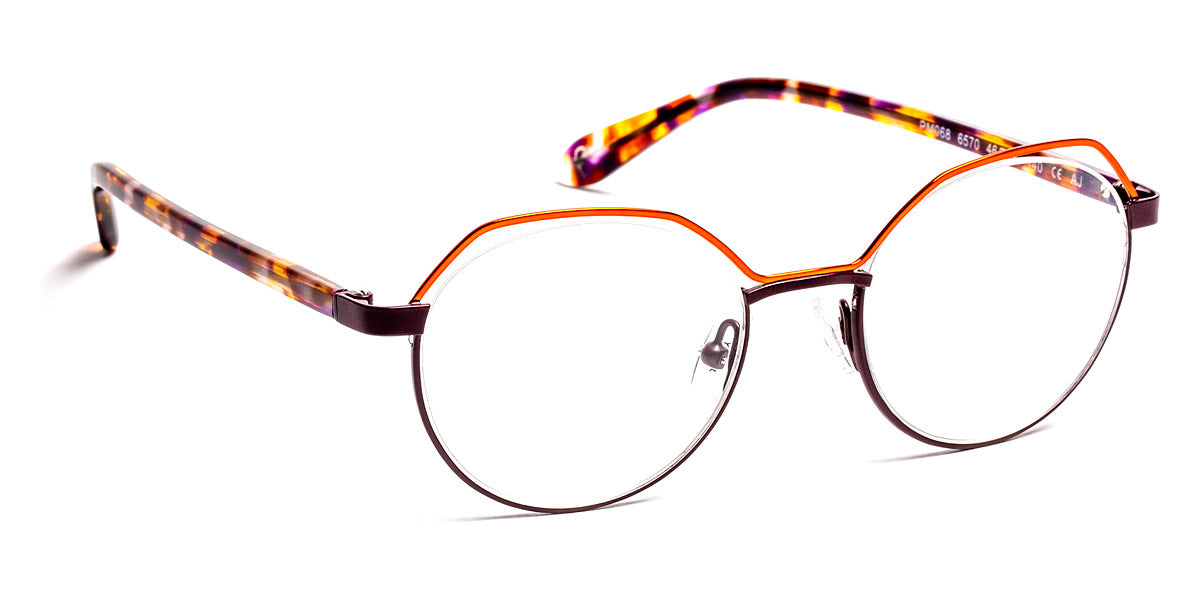 J.F. Rey® PM068 JFR PM068 6570 46 - 6570 Brick/Plum Eyeglasses
