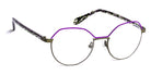 J.F. Rey® PM068 JFR PM068 7040 46 - 7040 Khaki/Purple Eyeglasses