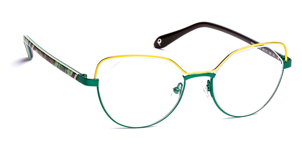 J.F. Rey® PM069 JFR PM069 5040 48 - 5040 Green/Gold Eyeglasses