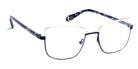 J.F. Rey® PM070 JFR PM070 5001 47 - 5001 Shiny White Gold/Satin Black Eyeglasses