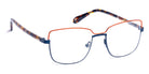 J.F. Rey® PM070 JFR PM070 6923 47 - 6923 Copper/Navy Eyeglasses