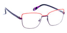 J.F. Rey® PM070 JFR PM070 8575 47 - 8575 Matte Blush/Dark Purple Eyeglasses