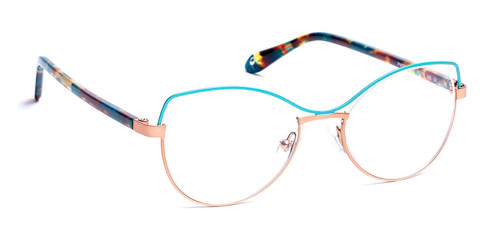 J.F. Rey® PM071 JFR PM071 4550 48 - 4550 Light Green/Pink Gold Eyeglasses
