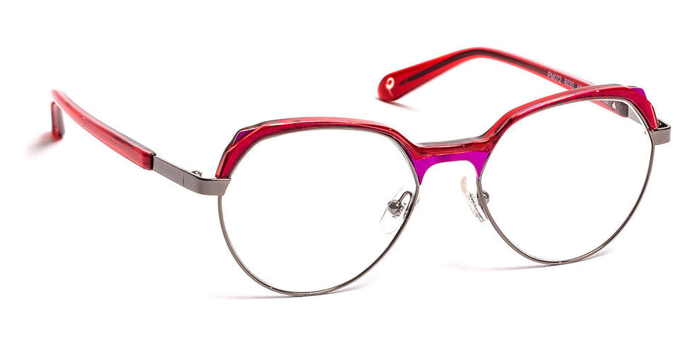 J.F. Rey® PM072 JFR PM072 8030 49 - 8030 Pink/Shiny Gunmetal Eyeglasses