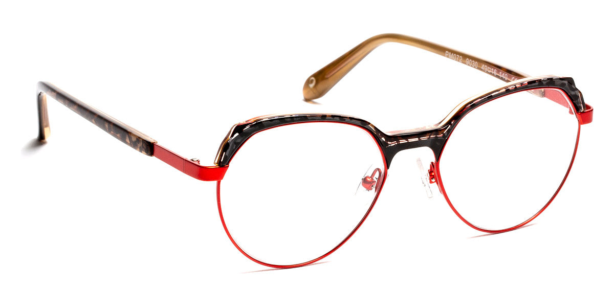 J.F. Rey® PM072 JFR PM072 9030 49 - 9030 Panther/Red Eyeglasses