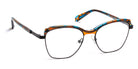 J.F. Rey® PM073 JFR PM073 2065 49 - 2065 Demi Turquoise/Copper/Black Eyeglasses