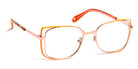 J.F. Rey® PM074 JFR PM074 5565 48 - 5565 Shiny Pink Gold/Neon Pink Eyeglasses