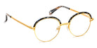 J.F. Rey® PM077 JFR PM077 5045 46 - 5045 Satin Gold/Demi Blue Eyeglasses