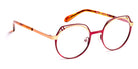 J.F. Rey® PM080 JFR PM080 5575 46 - 5575 Plum/Pink Gold Eyeglasses