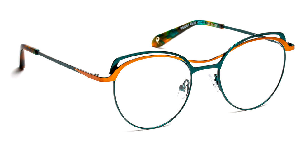 J.F. Rey® PM081 JFR PM081 4595 47 - 4595 Green/Copper Eyeglasses