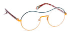 J.F. Rey® PM083 JFR PM083 2085 45 - 2085 Blue/Satin Pink Gold Eyeglasses