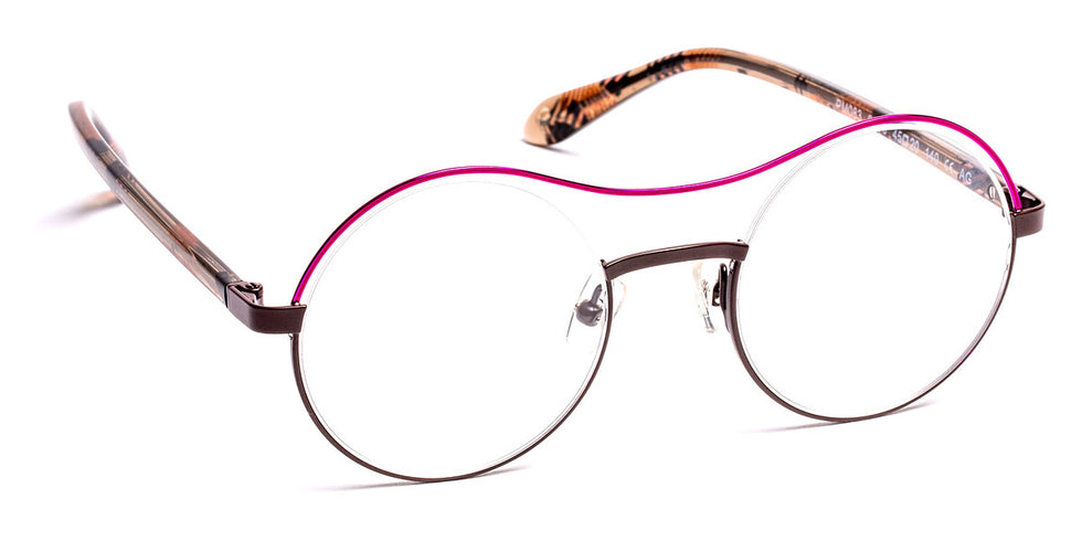 J.F. Rey® PM083 JFR PM083 8070 45 - 8070 Fuchsia/Brown Eyeglasses