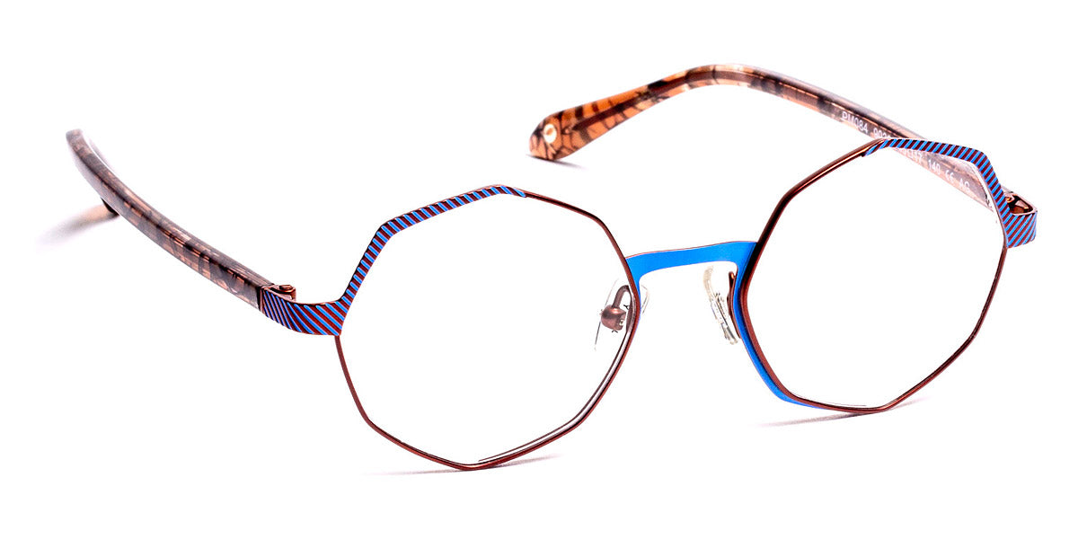 J.F. Rey® PM084 JFR PM084 9020 45 - 9020 Brown/Blue Jeans Eyeglasses