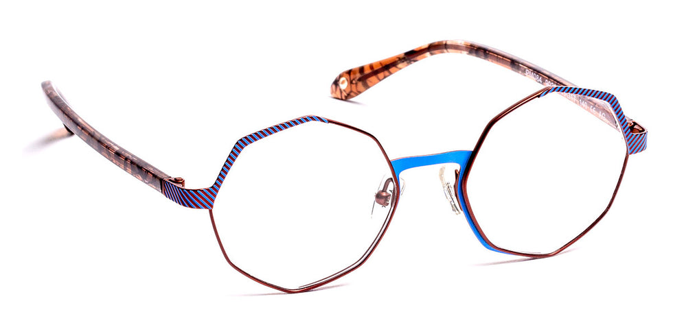J.F. Rey® PM084 JFR PM084 9020 45 - 9020 Brown/Blue Jeans Eyeglasses