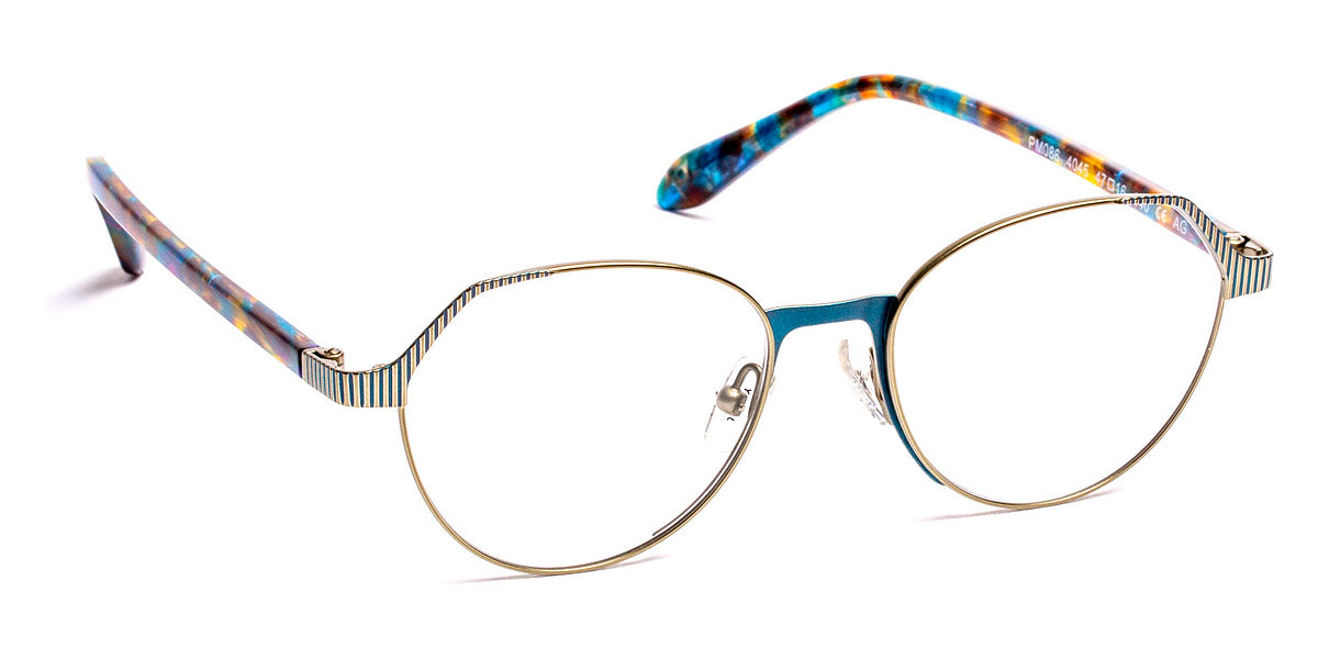 J.F. Rey® PM086 JFR PM086 4045 47 - 4045 Bronze/Duck Blue Eyeglasses