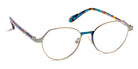 J.F. Rey® PM086 JFR PM086 4045 47 - 4045 Bronze/Duck Blue Eyeglasses