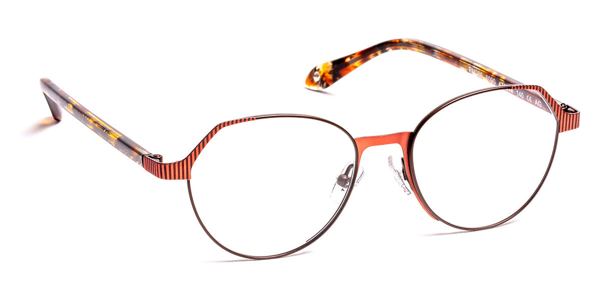J.F. Rey® PM086 JFR PM086 6090 47 - 6090 Peach/Brown Eyeglasses