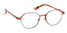 J.F. Rey® PM086 JFR PM086 6090 47 - 6090 Peach/Brown Eyeglasses