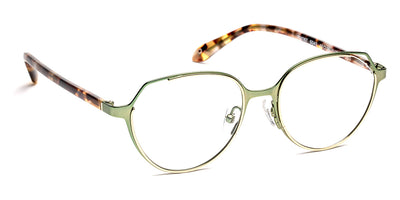 J.F. Rey® PM087 JFR PM087 5040 48 - 5040 Shiny Gold/Light Green Eyeglasses