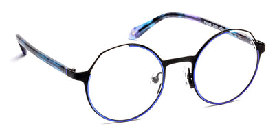 J.F. Rey® PM088 JFR PM088 2001 45 - 2001 Shiny Blue/Satin Black Eyeglasses