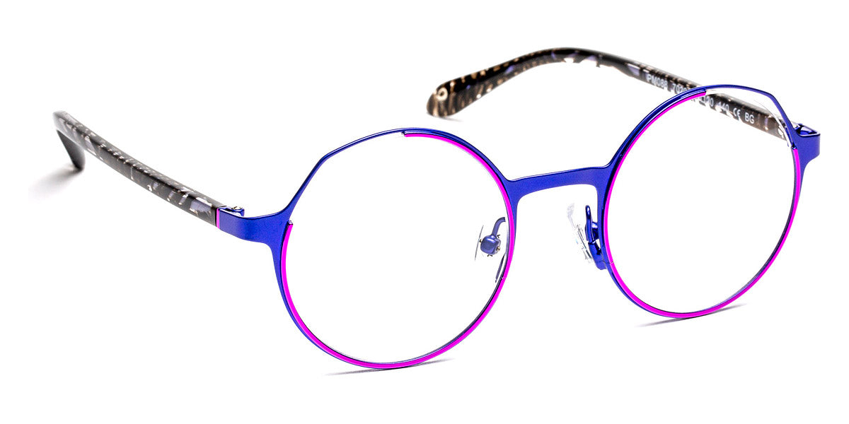 J.F. Rey® PM088 JFR PM088 7029 45 - 7029 Shiny Purple/Satin Navy Eyeglasses