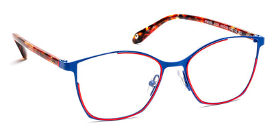 J.F. Rey® PM089 JFR PM089 3020 49 - 3020 Shiny Red/Satin Navy Eyeglasses