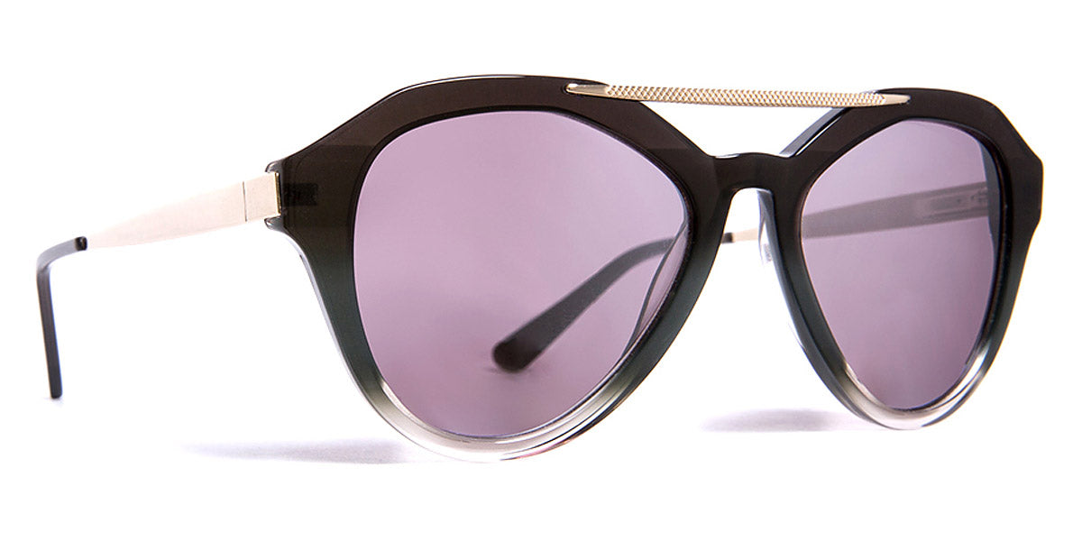 J.F. Rey® Srilanka JFR Srilanka 0055 52.5 - 0055 Black Degraded/Gold Metal Sunglasses