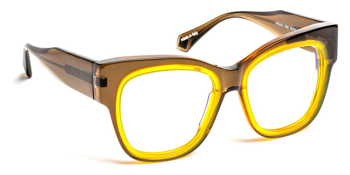 J.F. Rey® Virginia JFR Virginia 0060 53 - 0060 Black/Orange Eyeglasses