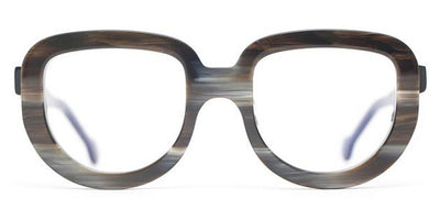 Henau® Jota H JOTA 2436 48 - Green Transparent/Transparent Purple 2436 Eyeglasses