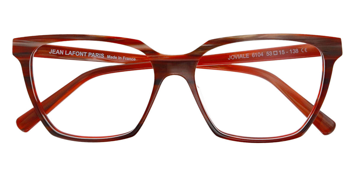 Lafont® JOVIALE LF JOVIALE 6104 53 - Red 6104 Eyeglasses